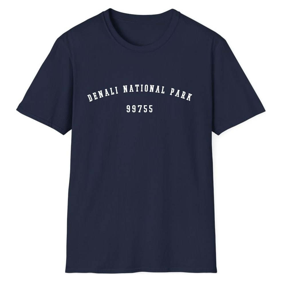DENALI NATIONAL PARK 99755 ARCHED — Navy