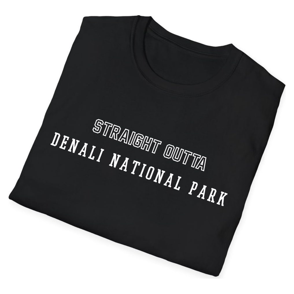 STRAIGHT OUTTA Denali National Park — Black — view 4