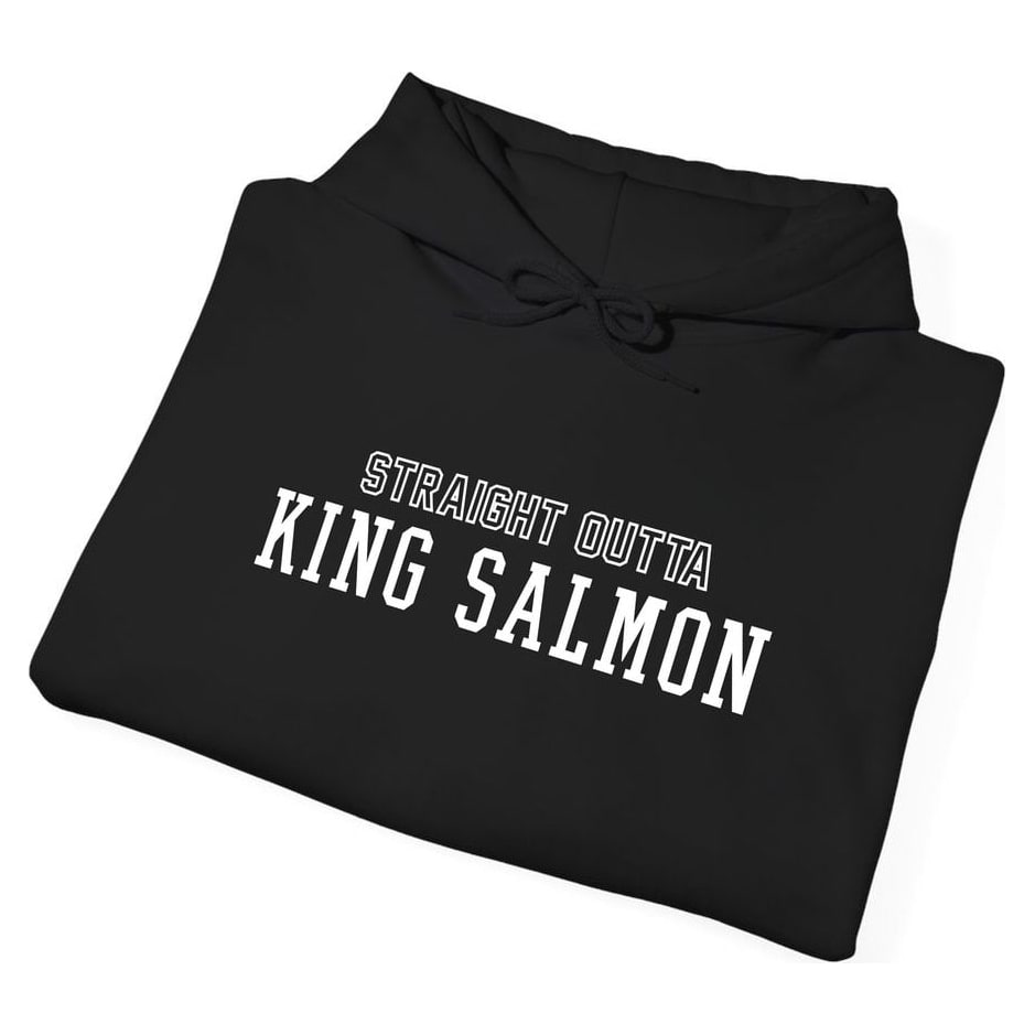STRAIGHT OUTTA King Salmon — Black — view 3