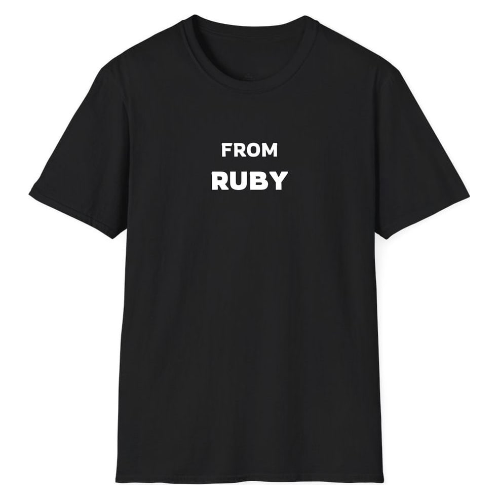FROM Ruby — Unisex Softstyle T-Shirt