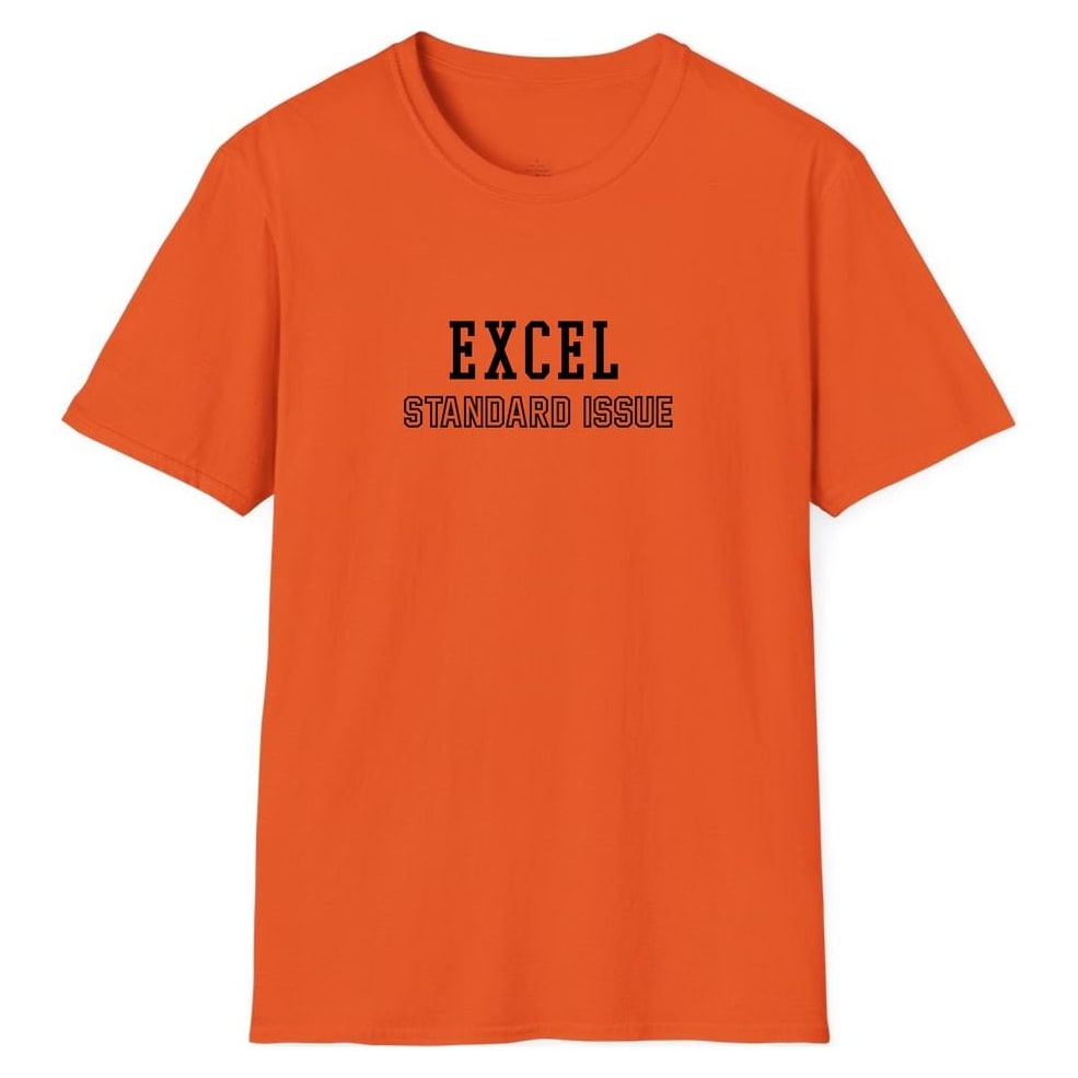 EXCEL STANDARD ISSUE — Orange