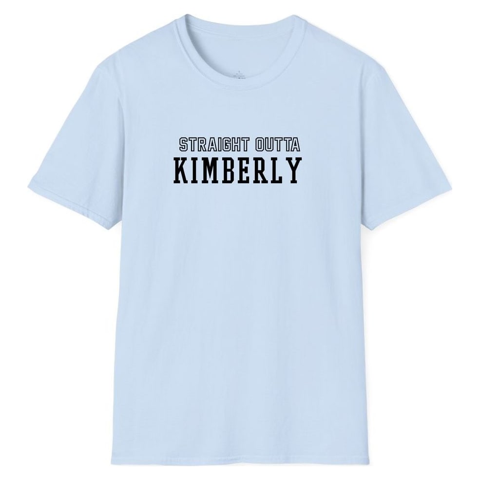 STRAIGHT OUTTA KIMBERLY — Light Blue