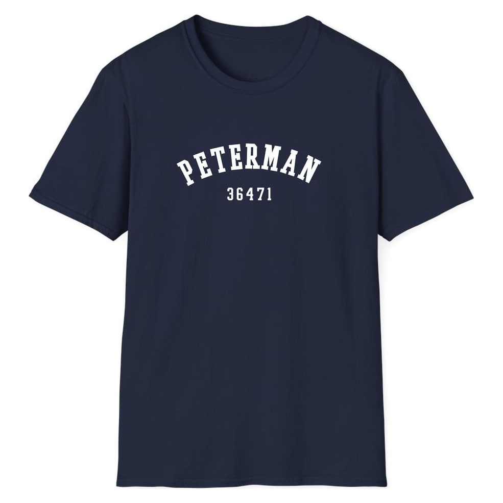 PETERMAN 36471 ARCHED — Navy