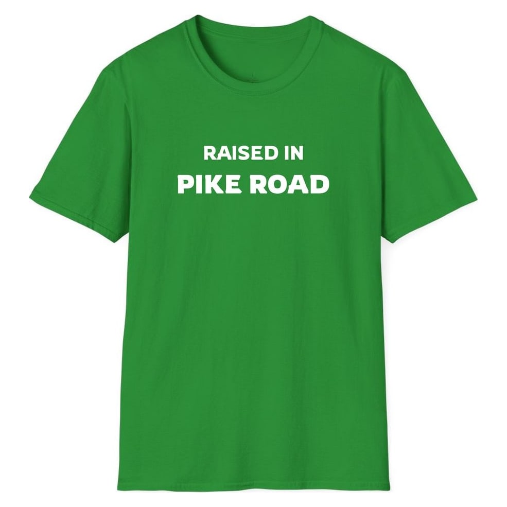 RAISED IN PIKE ROAD — Irish Green