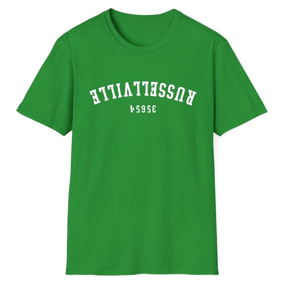 RUSSELLVILLE 35654 ARCHED - UPSIDE DOWN — Irish Green