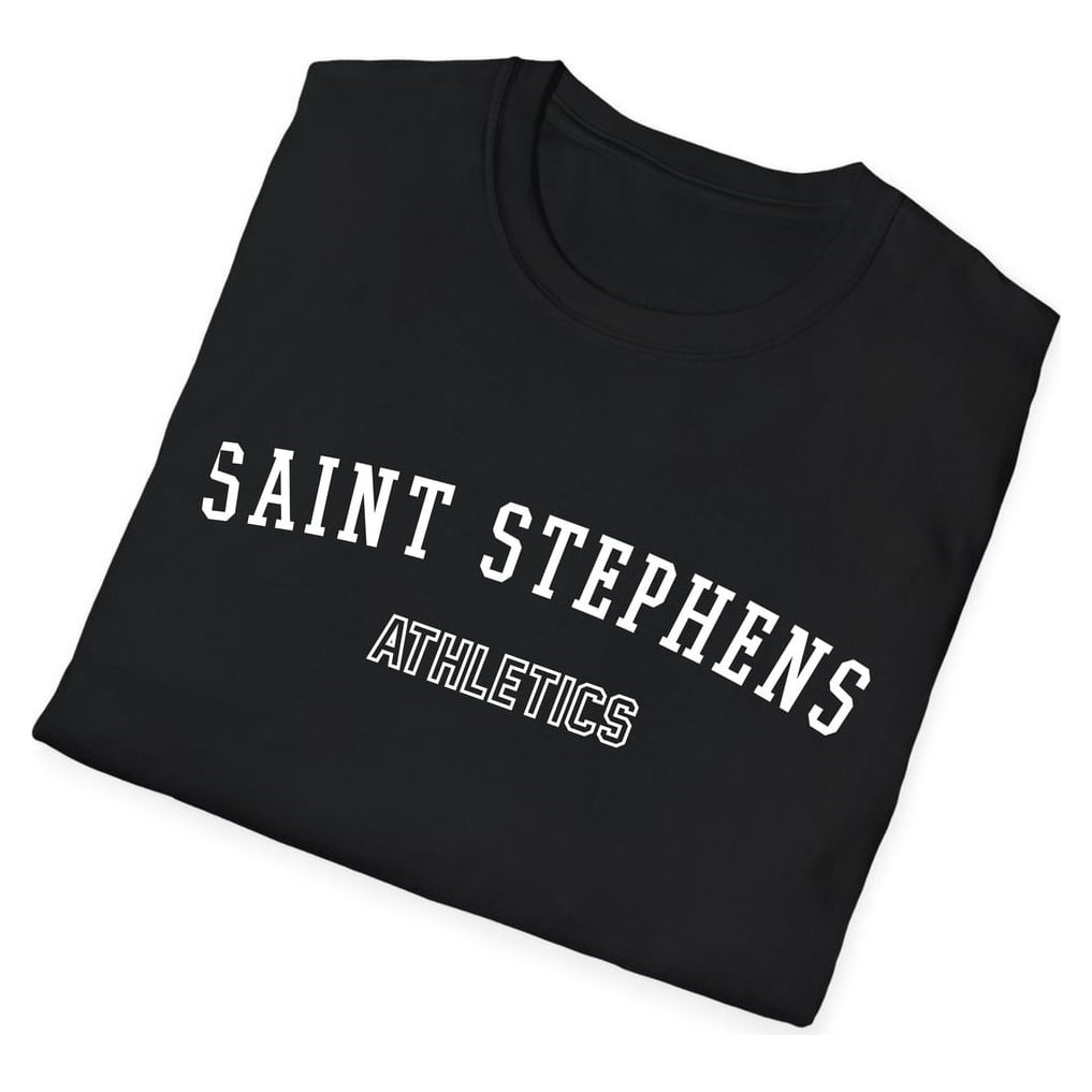 Saint Stephens ATHLETICS — Black — view 4