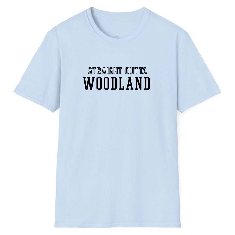 STRAIGHT OUTTA WOODLAND — Light Blue
