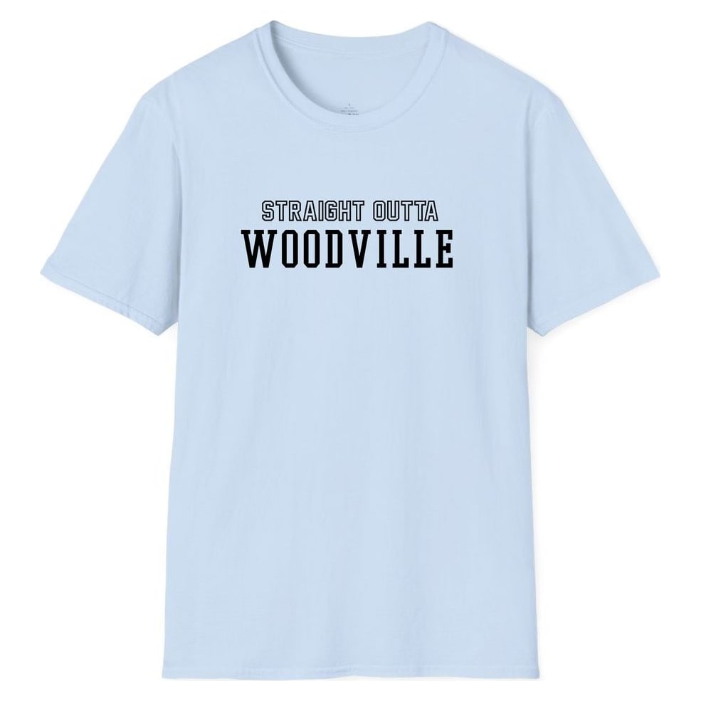 STRAIGHT OUTTA WOODVILLE — Light Blue