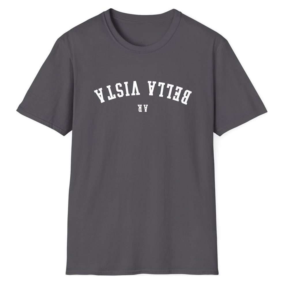 BELLA VISTA ARKANSAS ARCHED - UPSIDE DOWN — Charcoal
