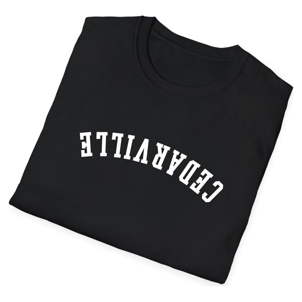 Cedarville ARCHED - UPSIDE DOWN — Black — view 4
