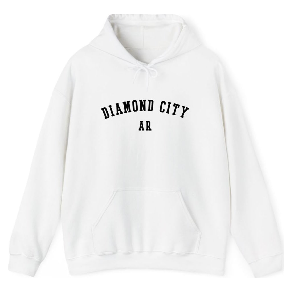 DIAMOND CITY ARKANSAS ARCHED — White