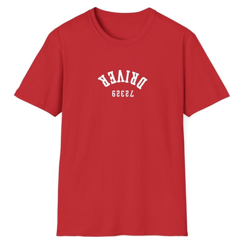 DRIVER 72329 ARCHED - UPSIDE DOWN — Red