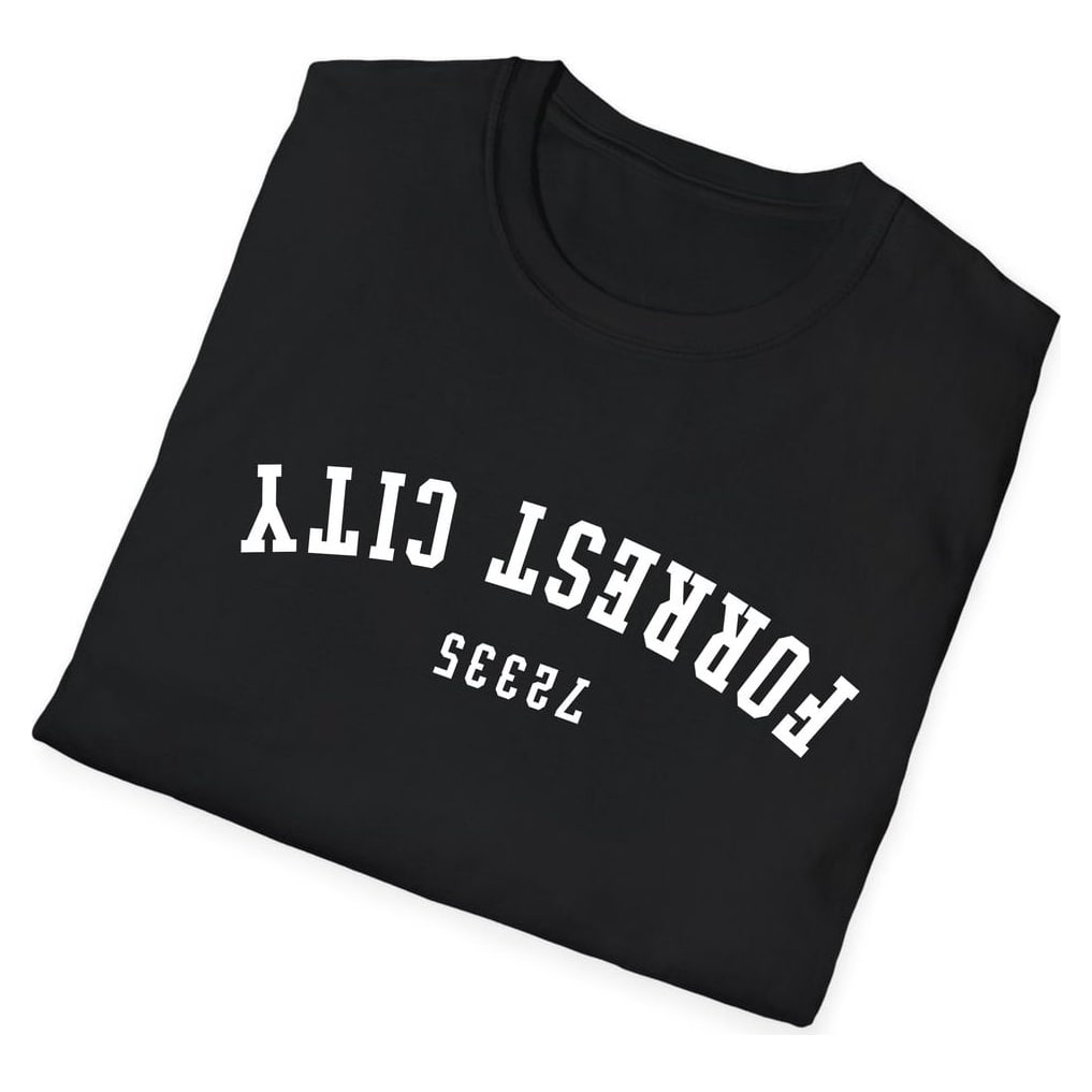 Forrest City 72335 ARCHED - UPSIDE DOWN — Black — view 4