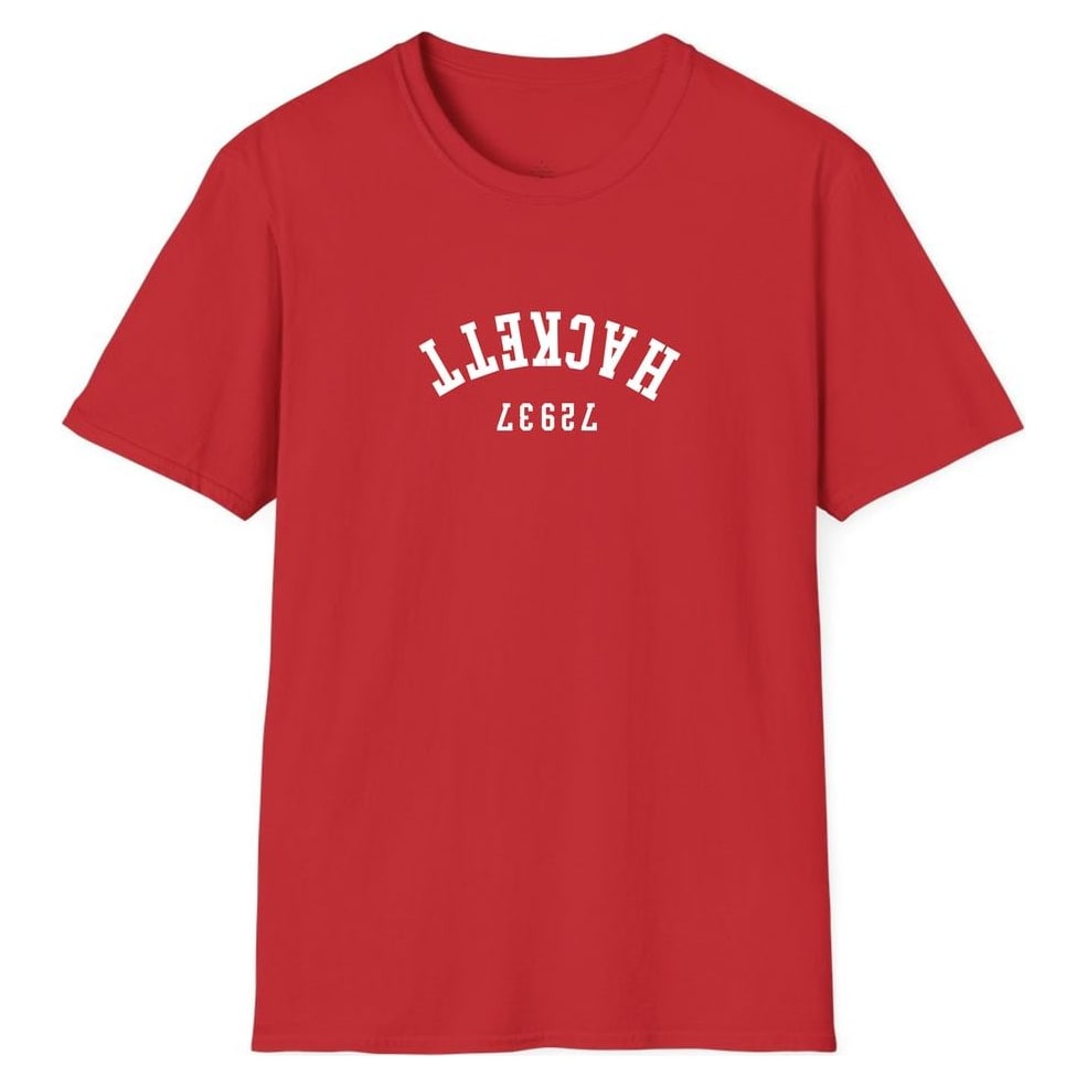 HACKETT 72937 ARCHED - UPSIDE DOWN — Red