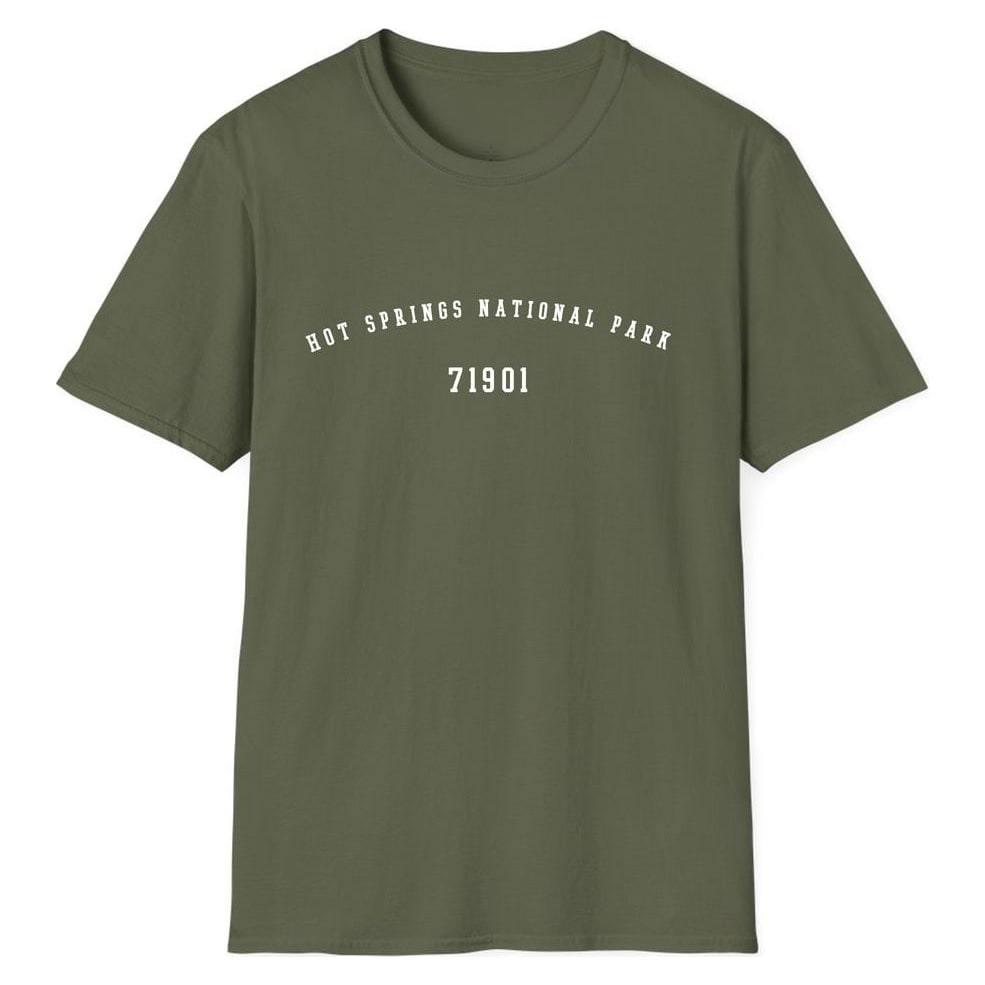 HOT SPRINGS NATIONAL PARK 71901 ARCHED — Military Green
