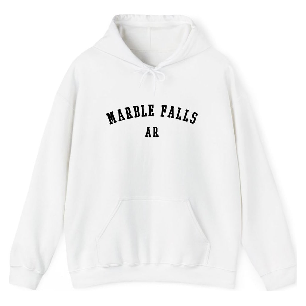 MARBLE FALLS ARKANSAS ARCHED — White