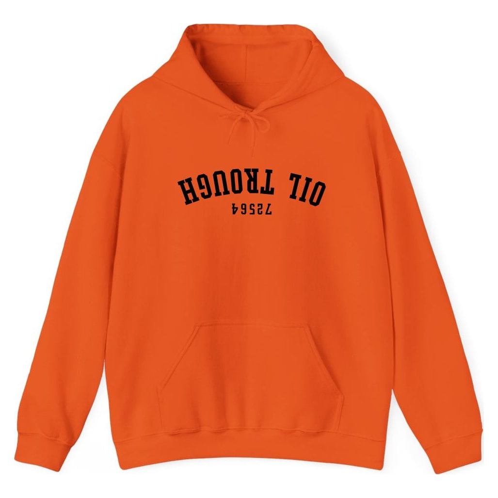 OIL TROUGH 72564 ARCHED - UPSIDE DOWN — Orange