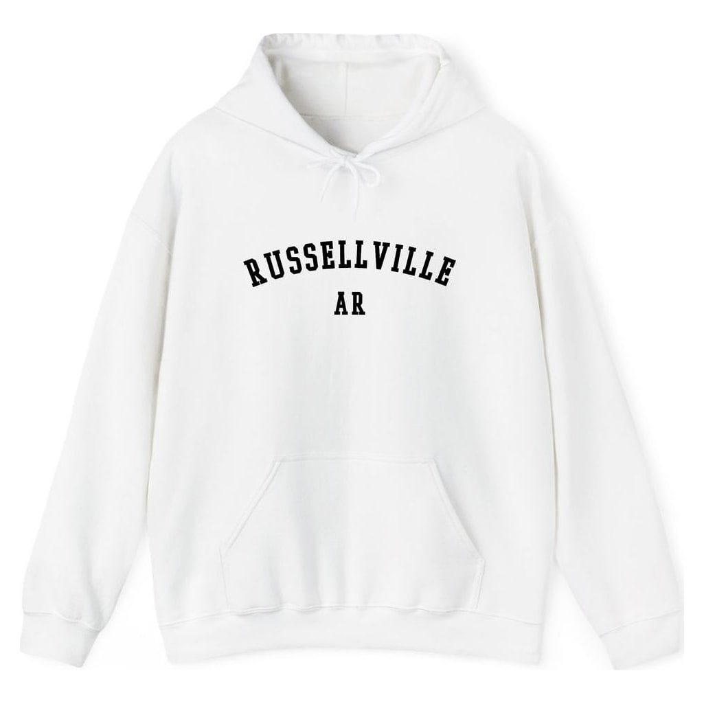 RUSSELLVILLE ARKANSAS ARCHED — White