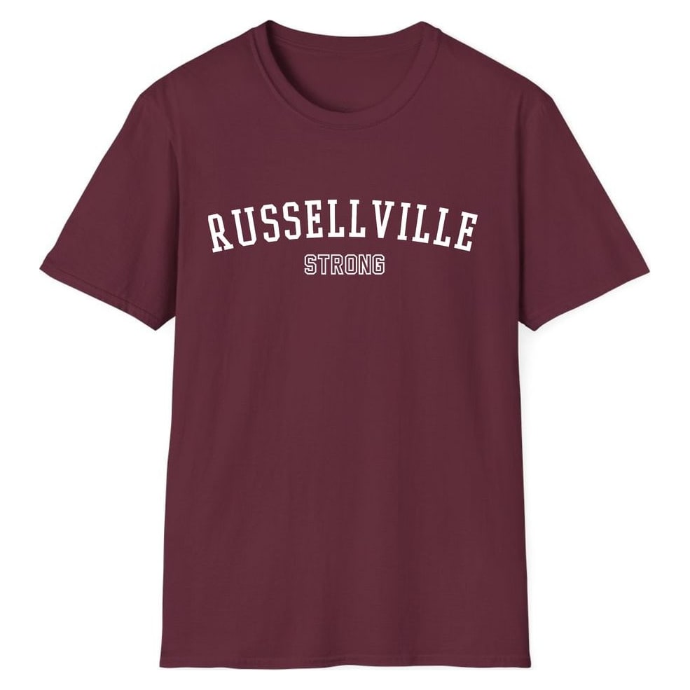 RUSSELLVILLE STRONG — Maroon