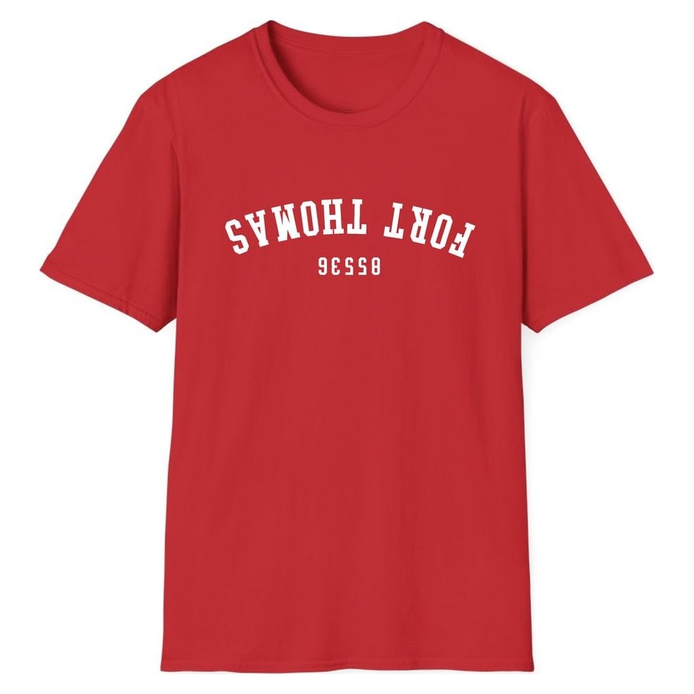 FORT THOMAS 85536 ARCHED - UPSIDE DOWN — Red