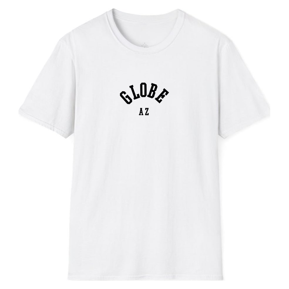 GLOBE ARIZONA ARCHED — White