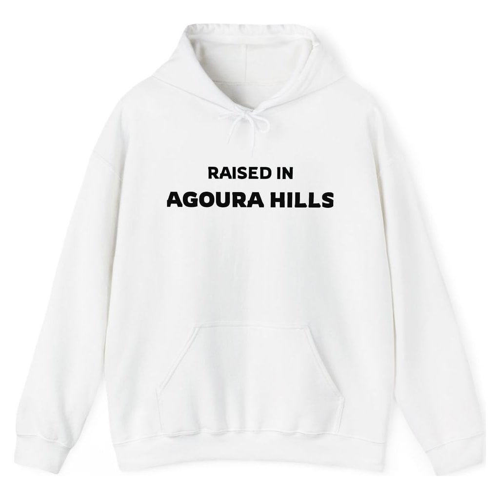 RAISED IN AGOURA HILLS — White
