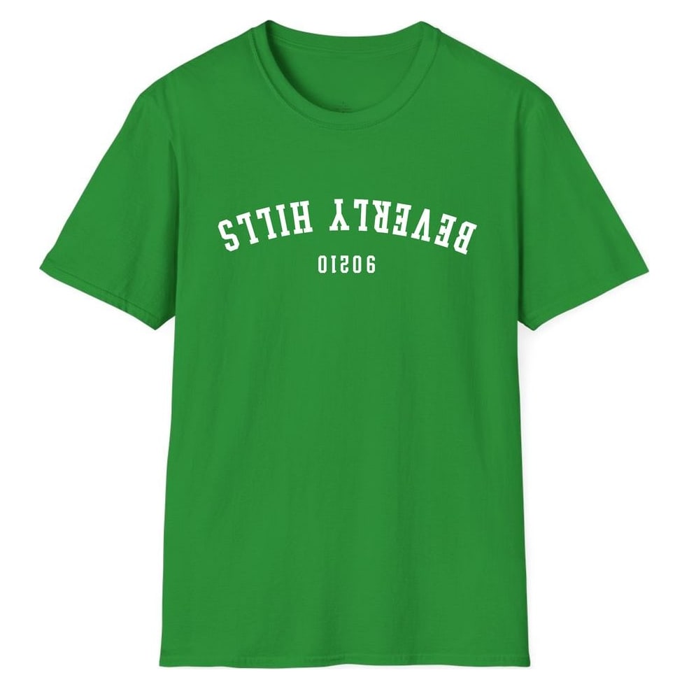 BEVERLY HILLS 90210 ARCHED - UPSIDE DOWN — Irish Green