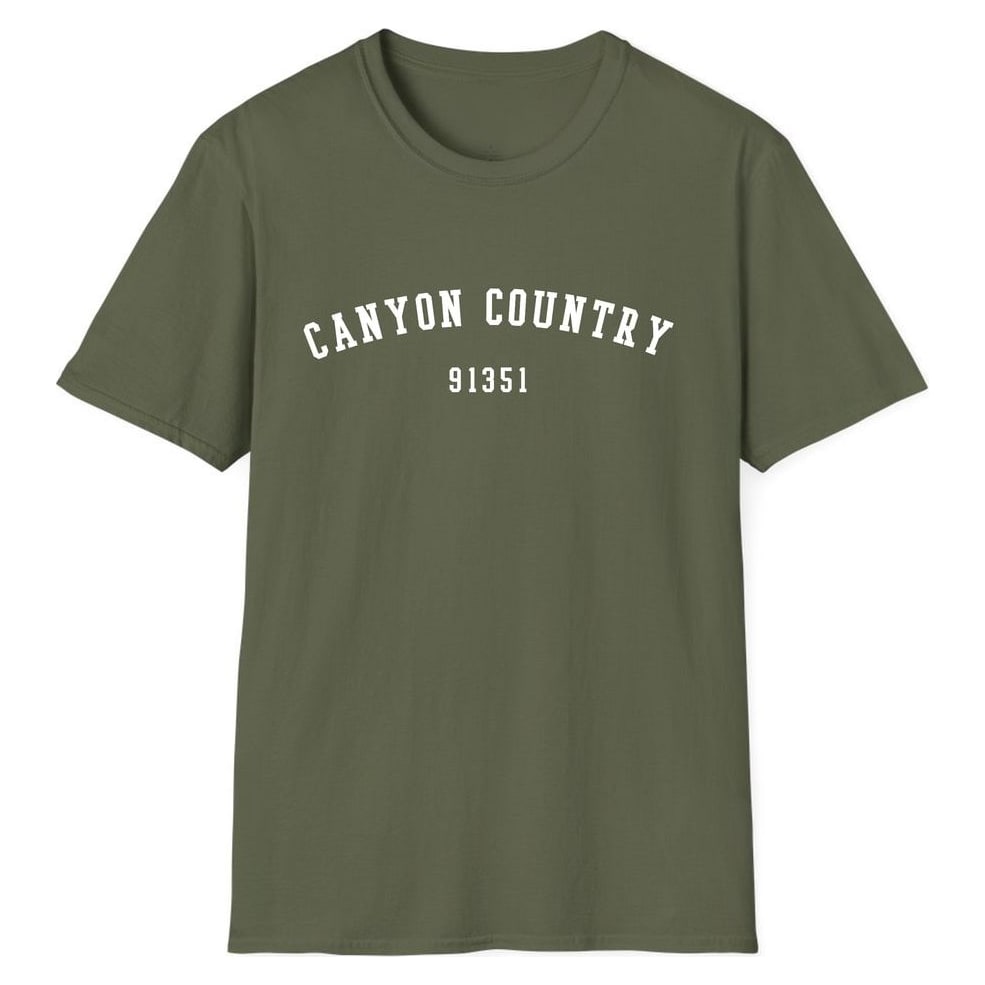 CANYON COUNTRY 91351 ARCHED — Military Green