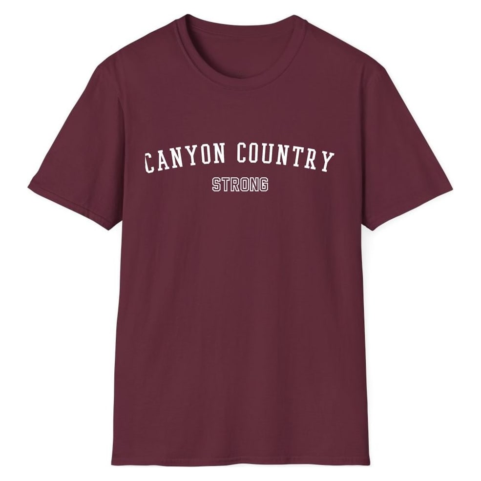 CANYON COUNTRY STRONG — Maroon