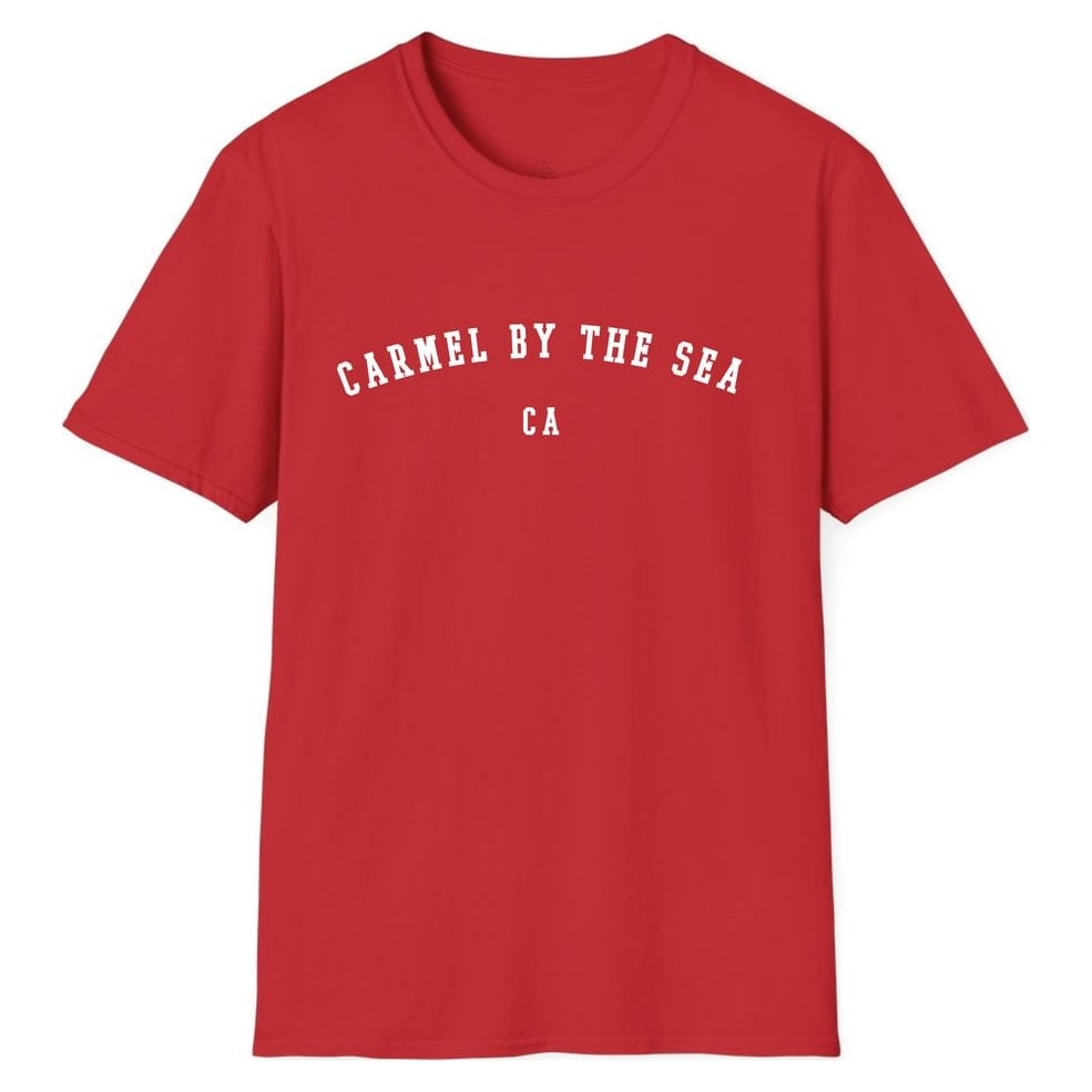 CARMEL BY THE SEA CALIFORNIA ARCHED — Red