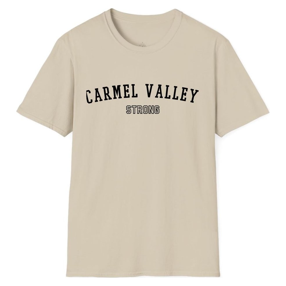 CARMEL VALLEY STRONG — Sand