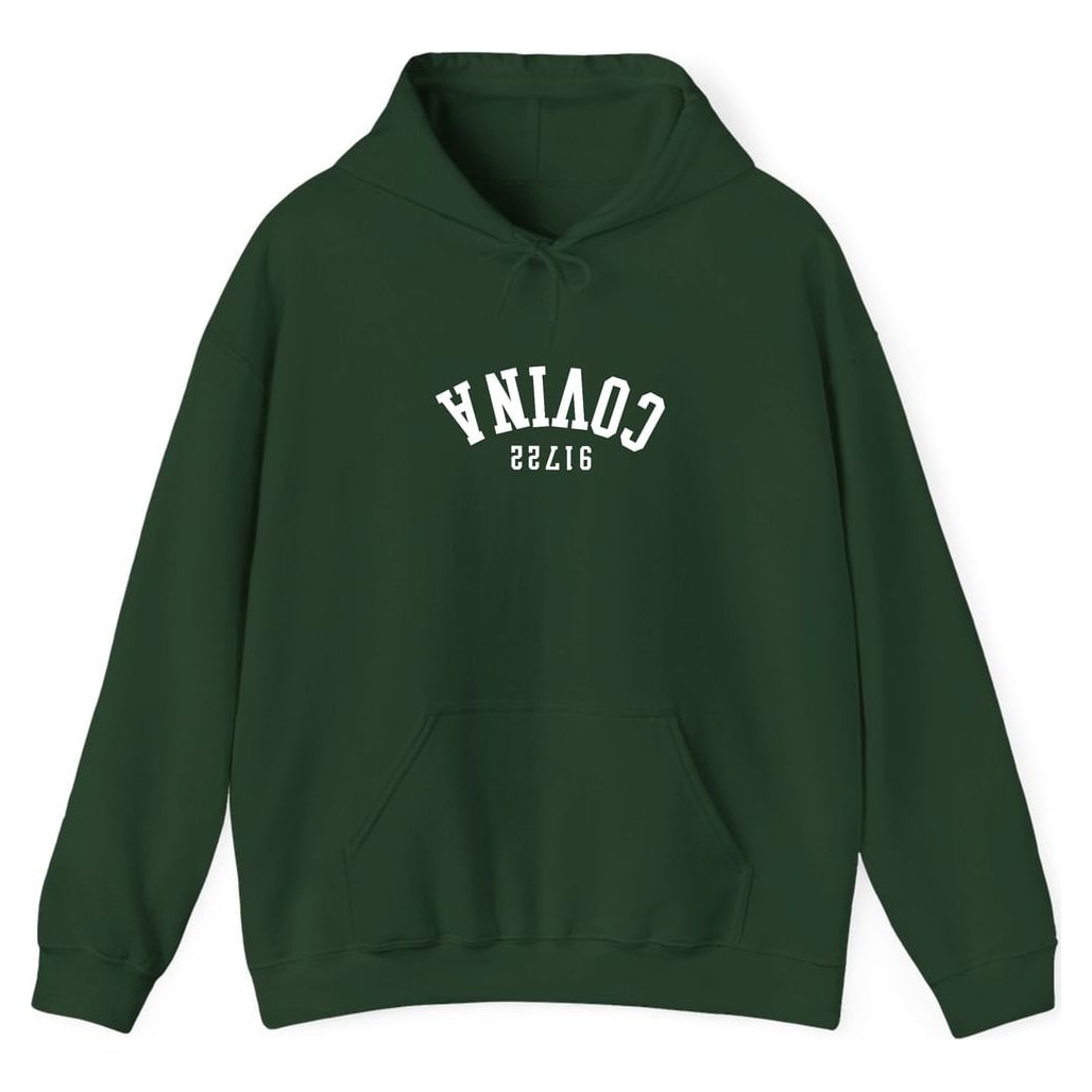 COVINA 91722 ARCHED - UPSIDE DOWN — Forest Green