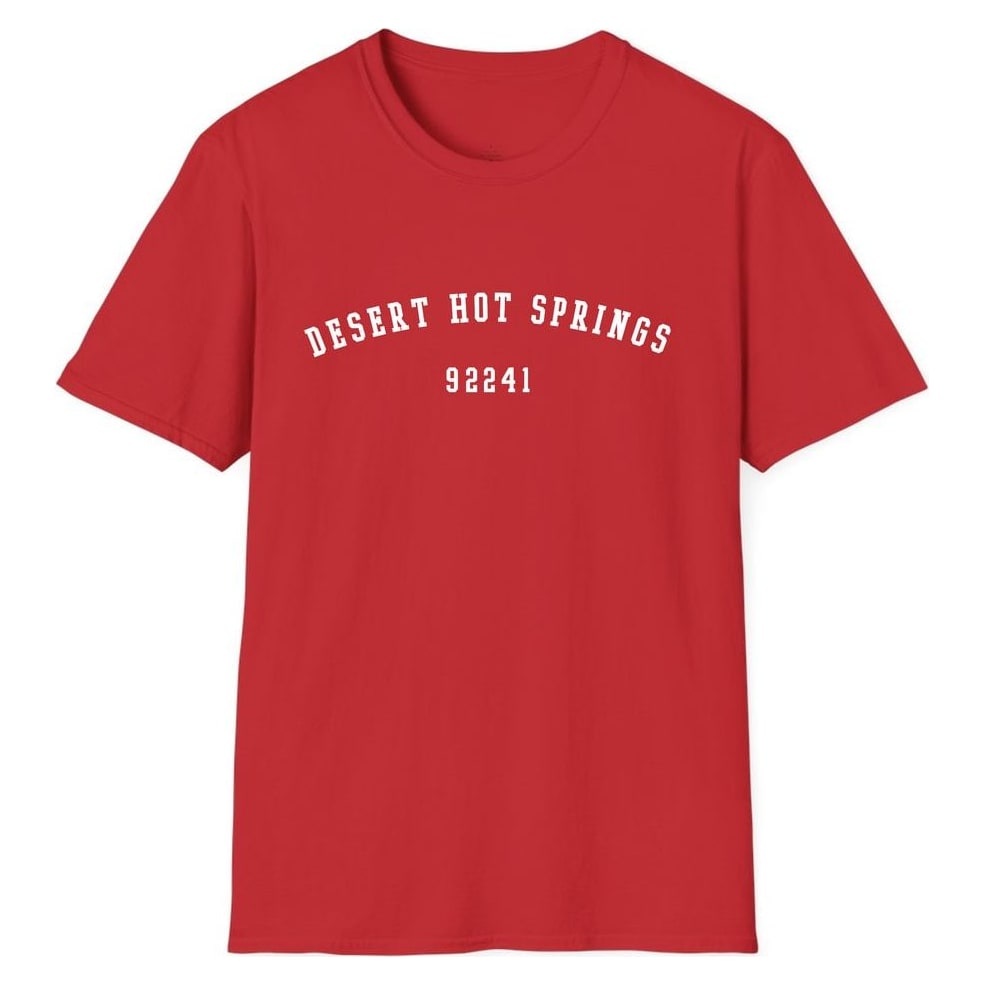 DESERT HOT SPRINGS 92241 ARCHED — Red