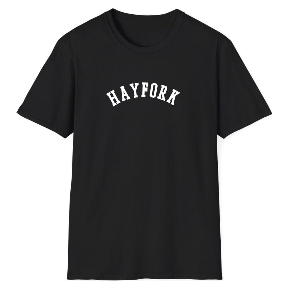 Hayfork ARCHED — Unisex Softstyle T-Shirt