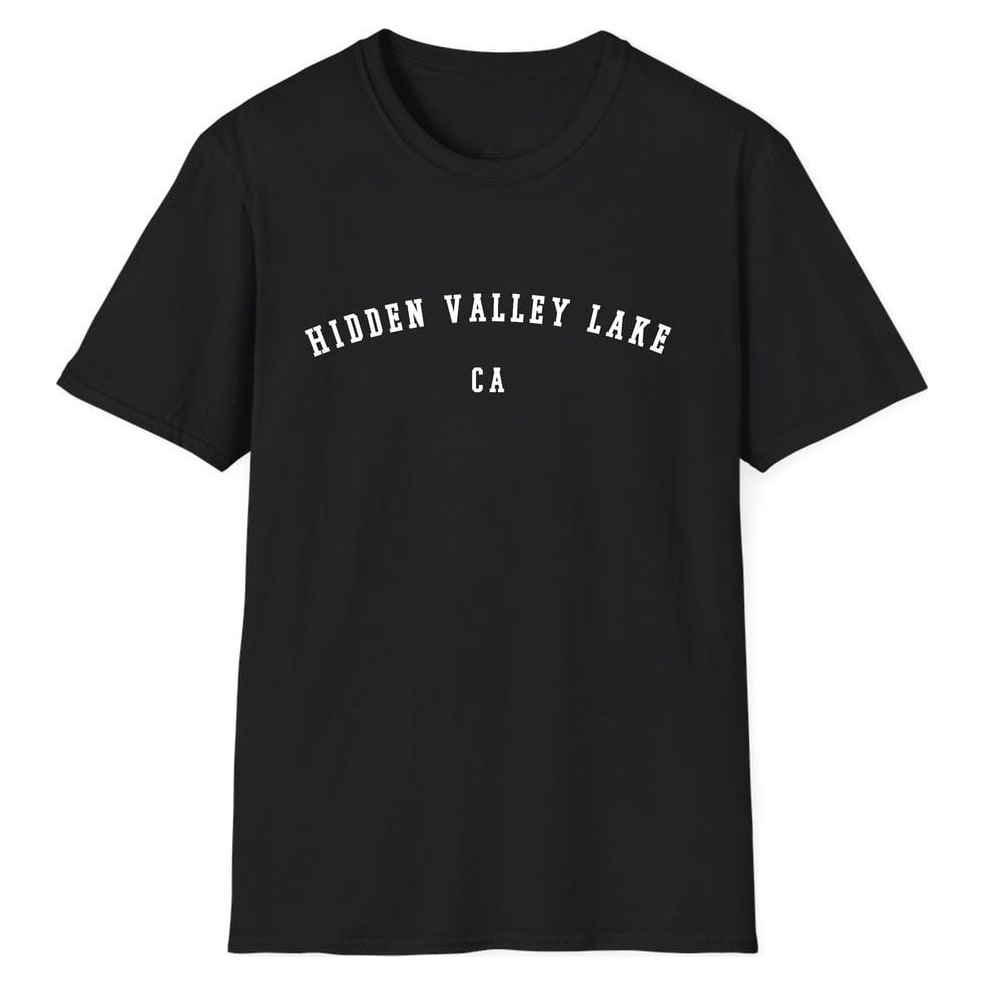 Hidden Valley Lake CALIFORNIA ARCHED — Black