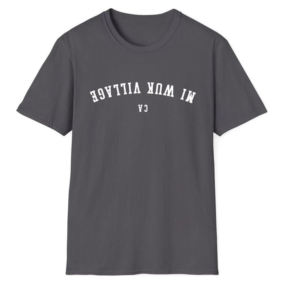 MI WUK VILLAGE CALIFORNIA ARCHED - UPSIDE DOWN — Charcoal