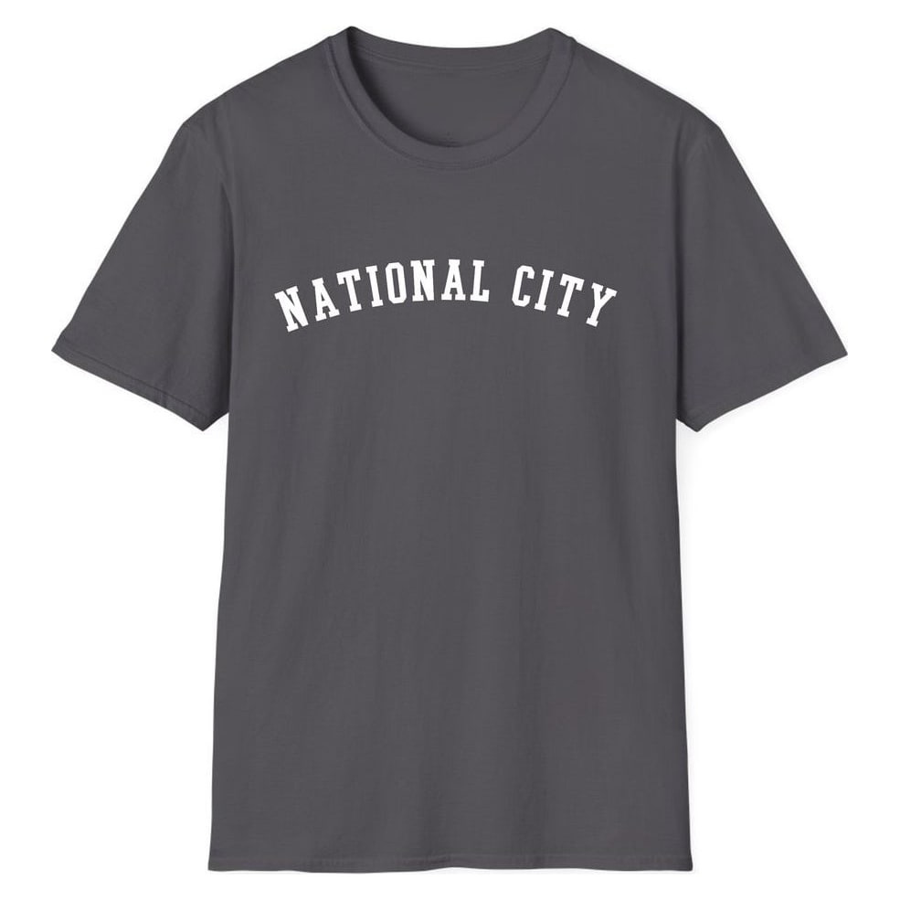 NATIONAL CITY ARCHED — Charcoal