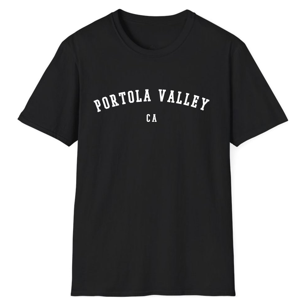 Portola Valley CALIFORNIA ARCHED — Unisex Softstyle T-Shirt
