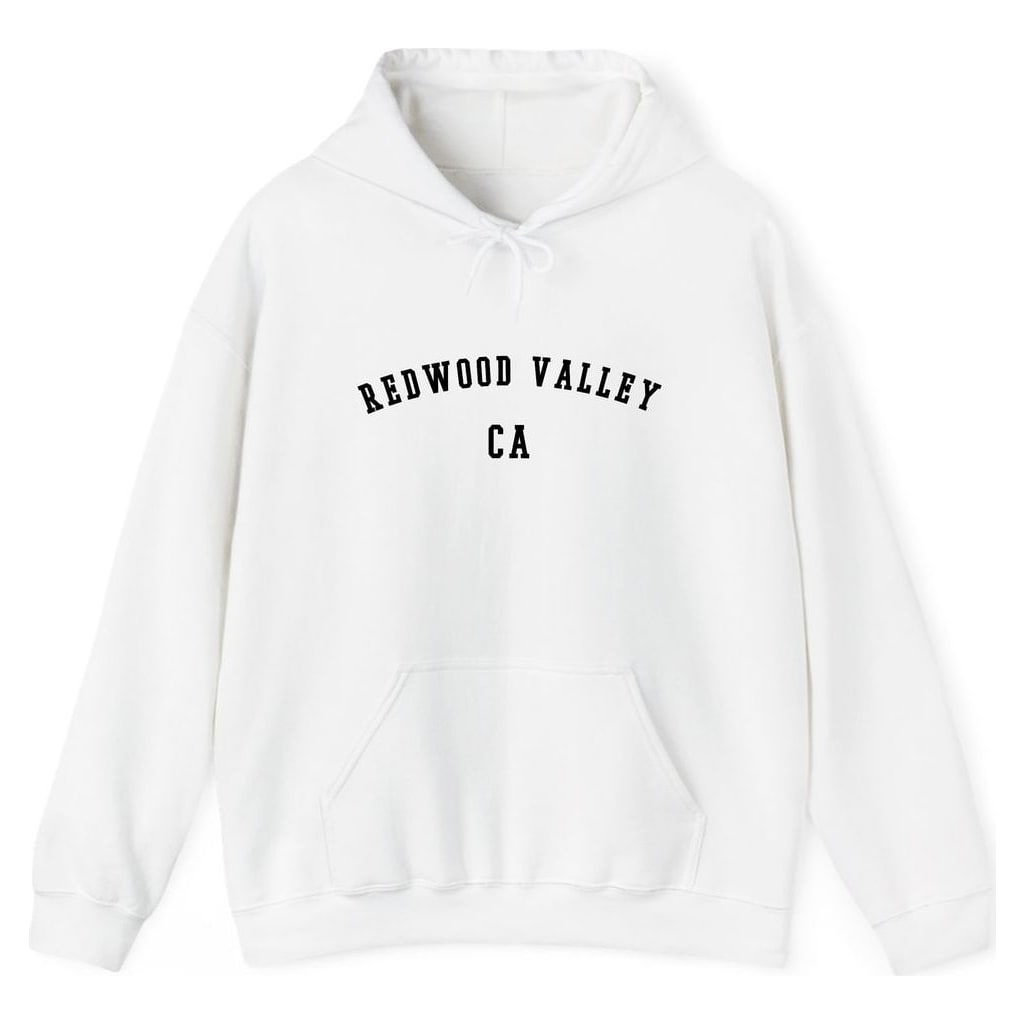 REDWOOD VALLEY CALIFORNIA ARCHED — White
