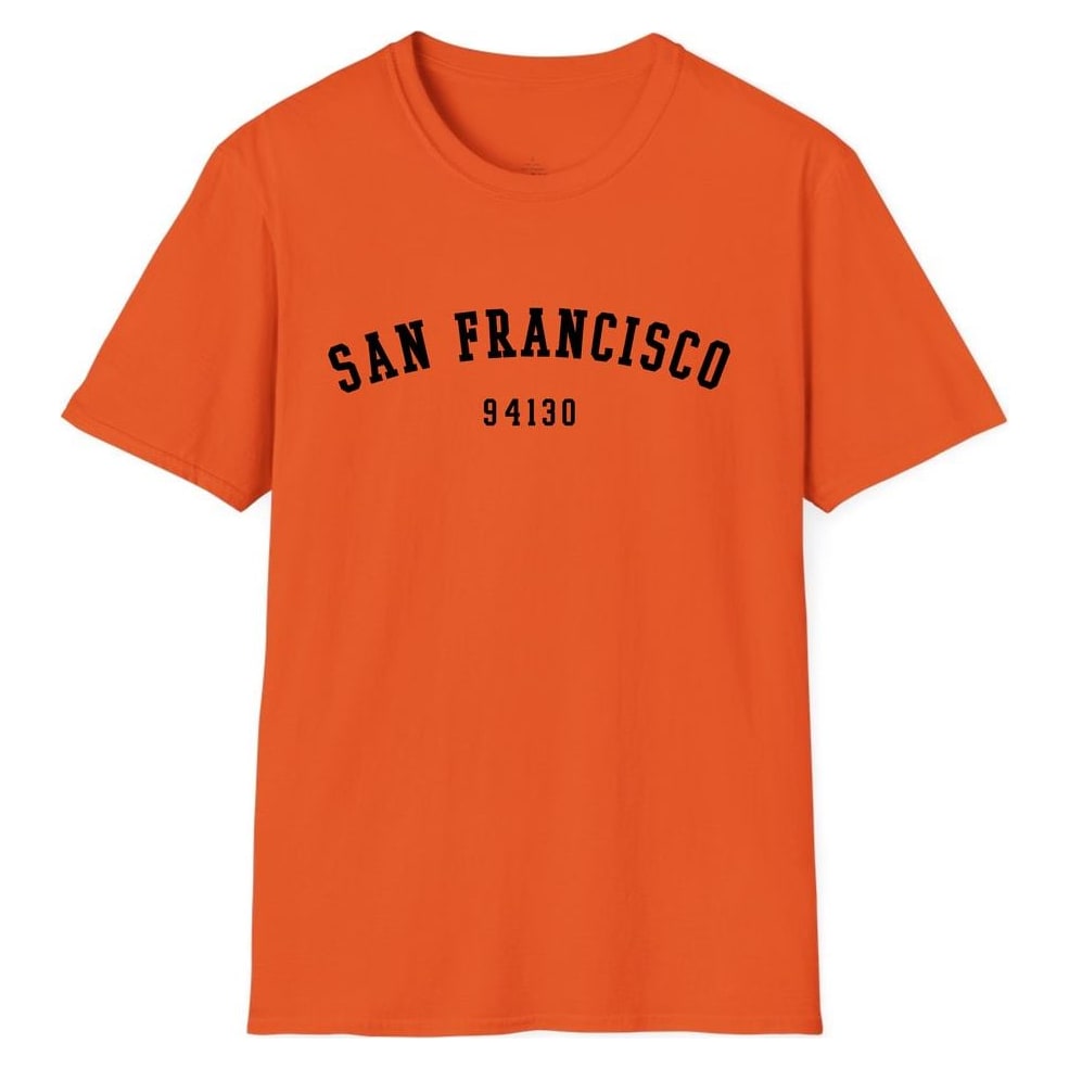 San Francisco 94130 Arched — Orange