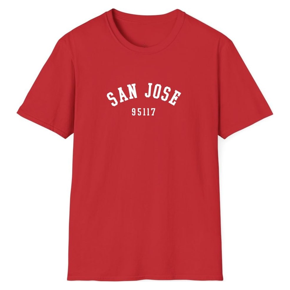 San Jose 95117 Arched — Red