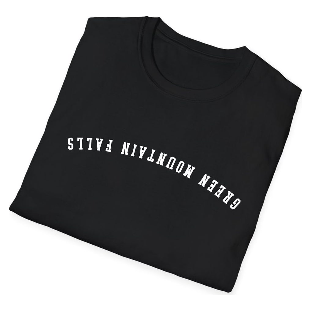 Green Mountain Falls ARCHED - UPSIDE DOWN — Black — view 4