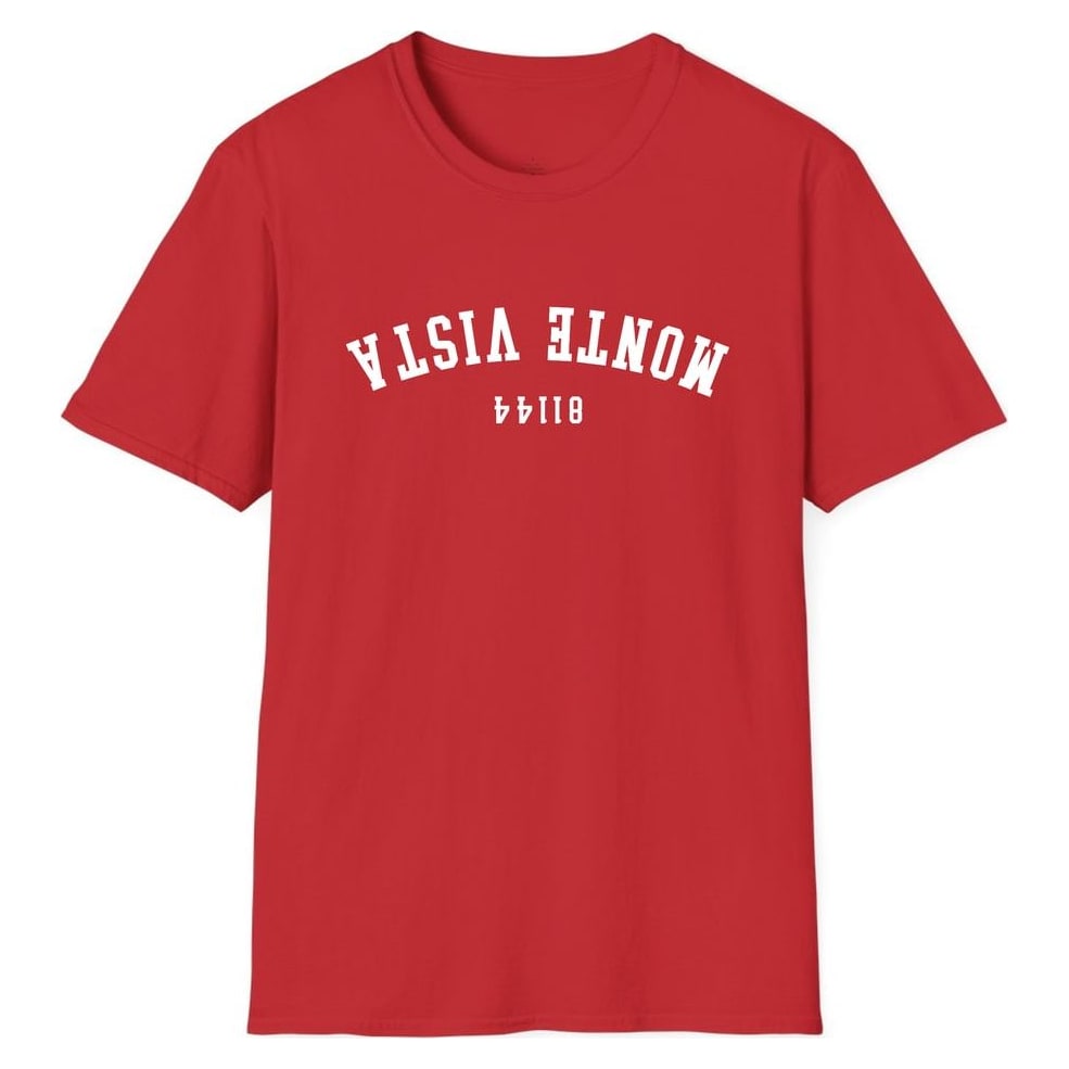 MONTE VISTA 81144 ARCHED - UPSIDE DOWN — Red