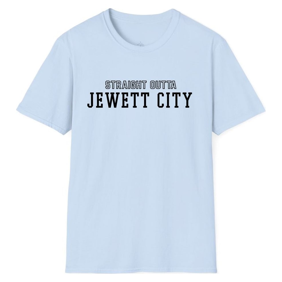 STRAIGHT OUTTA JEWETT CITY — Light Blue