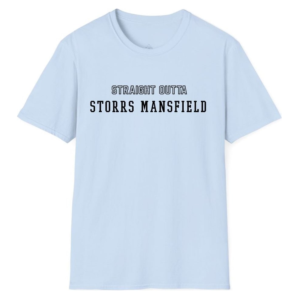 STRAIGHT OUTTA STORRS MANSFIELD — Light Blue