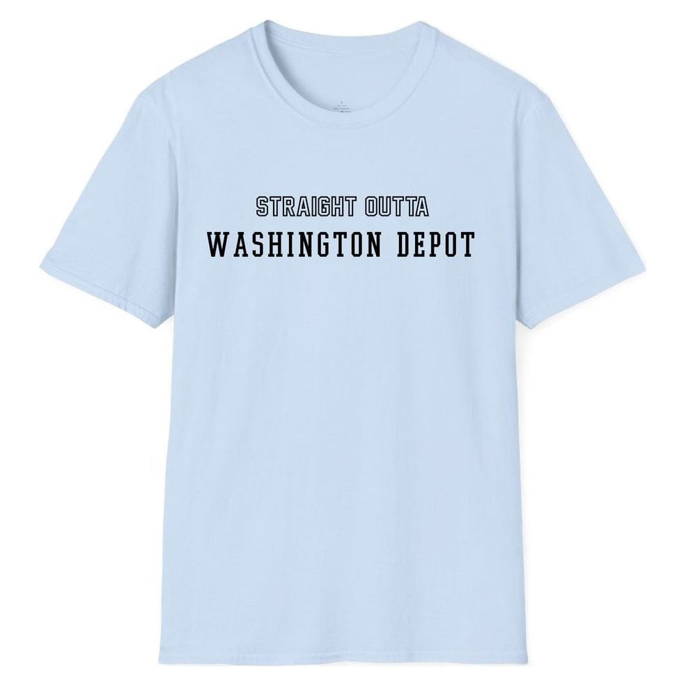 STRAIGHT OUTTA WASHINGTON DEPOT — Light Blue