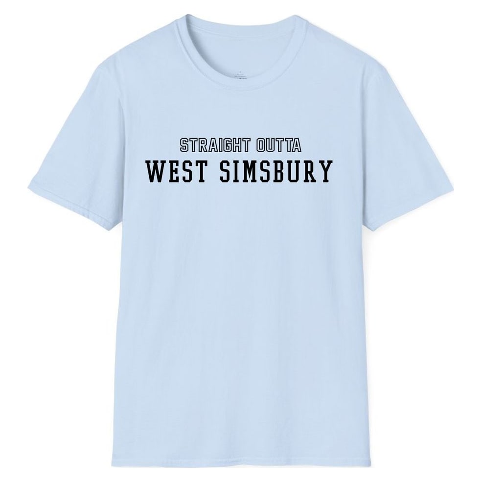 STRAIGHT OUTTA WEST SIMSBURY — Light Blue