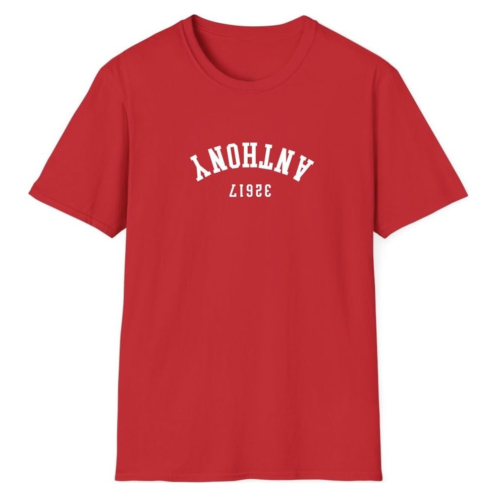 ANTHONY 32617 ARCHED - UPSIDE DOWN — Red