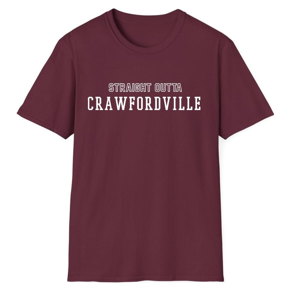 STRAIGHT OUTTA CRAWFORDVILLE — Maroon
