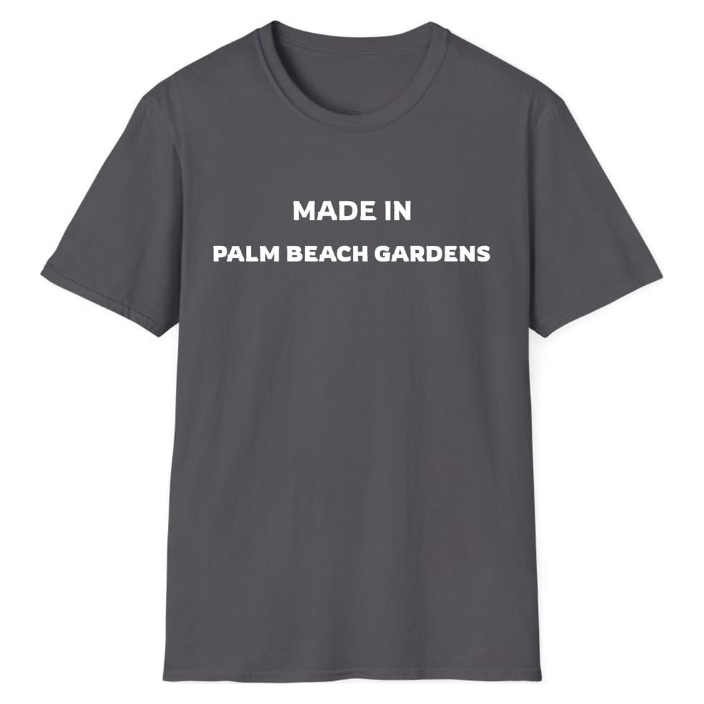 MADE IN PALM BEACH GARDENS — Charcoal